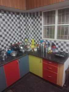 Kitchen Image of 850 Sq.ft 1 BHK Independent House for rent in Sri Nilaya, Horamavu Bengaluru for Rs. 15000