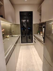 Kitchen Image of 570 Sq.ft 1 BHK Apartment / Flat for sale in Mandar Shree Sai Charan CHSL, Kalwa Thane for Rs. 8300000