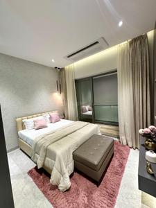 Bedroom Image of 1210 Sq.ft 3 BHK Apartment / Flat for sale in Adani Airica Tower, Kanjurmarg West Mumbai for Rs. 37000000