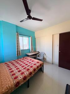Bedroom Image of 650 Sq.ft 1 BHK Apartment / Flat for rent in Ajmera Exotica, Wagholi Pune for Rs. 21000