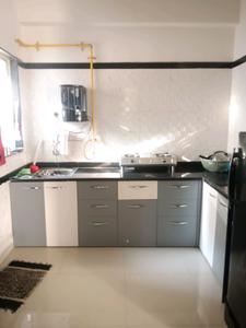 Kitchen Image of 2430 Sq.ft 3 BHK Apartment / Flat for sale in Mahalakshmi Satvam Skyline, Sargasan Gandhinagar for Rs. 9990000