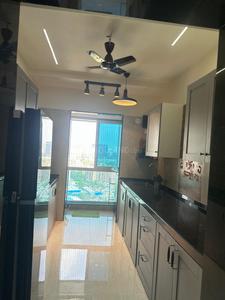 Kitchen Image of 1625 Sq.ft 3 BHK Apartment / Flat for rent in Oxford Navrang Crystal, Goregaon West Mumbai for Rs. 140000