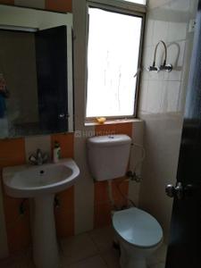 Bathroom Image of 1046 Sq.ft 2 BHK Apartment / Flat for rent in Ansal Courtyard, Modipuram Meerut for Rs. 12000