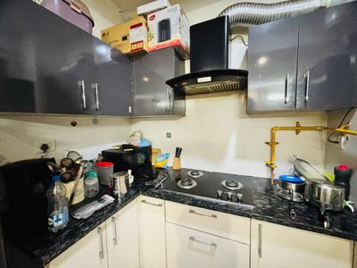 Kitchen Image of 1080 Sq.ft 2 BHK Apartment / Flat for rent in Highland Park Luxuria, Bhabat Zirakpur for Rs. 25500