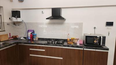 Kitchen Image of 1250 Sq.ft 3 BHK Duplex for rent in Gera World Of Joy, Upper Kharadi Pune for Rs. 62000