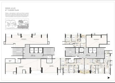 Image of 1100 Sq.ft 2 BHK Apartment / Flat for sale in Rustomjee Vista Bay, Sewri, Mumbai for Rs. 34000000