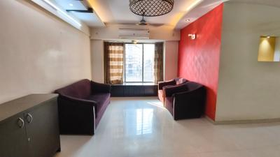 Living Room Image of 1300 Sq.ft 3 BHK Apartment / Flat for rent in Concrete Sai Sanskar, Chembur Mumbai for Rs. 100000