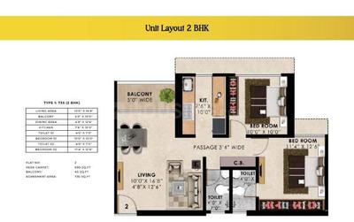 Image of 1400 Sq.ft 3 BHK Apartment / Flat for sale in Bharat Shiv Sai Paradise, Thane West, Thane for Rs. 16500000