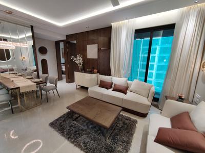 Living Room Image of 1270 Sq.ft 2 BHK Apartment / Flat for sale in Satyam Sicilia, Kopar Khairane Navi Mumbai for Rs. 18000000