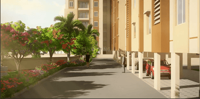 Image of 1260 Sq.ft 2 BHK Apartment / Flat for sale in Manikonda, Hyderabad for Rs. 11400000