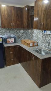 Kitchen Image of 450 Sq.ft 1 RK Studio for rent in Supertech Czar Suites, Omicron I Greater Noida for Rs. 17000