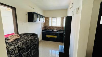 Kitchen Image of 750 Sq.ft 1 BHK Apartment / Flat for rent in Nirman Viva, Ambegaon Pathar Pune for Rs. 18000
