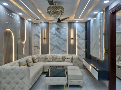 Living Room Image of 900 Sq.ft 3 BHK Apartment / Flat for sale in Dwarka Mor New Delhi for Rs. 7500000