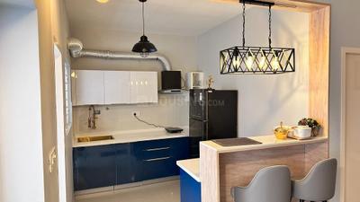 Kitchen Image of 990 Sq.ft 2 BHK Apartment / Flat for sale in Sagas Coral Springs, Muttukadu Chennai for Rs. 12700000