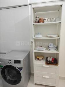 Kitchen Image of 630 Sq.ft 1 BHK Apartment / Flat for rent in Shaligram Plush, Thaltej Ahmedabad for Rs. 16000