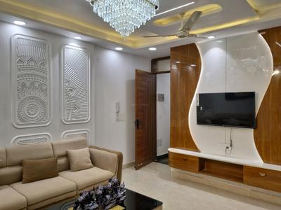 Living Room Image of 810 Sq.ft 3 BHK Apartment / Flat for sale in Dwarka Mor New Delhi for Rs. 5500000