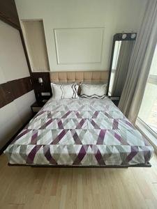 Bedroom Image of 700 Sq.ft 1 BHK Apartment / Flat for sale in Aurum Q Residences R1, MIDC Industrial Area Navi Mumbai for Rs. 14000000