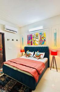 Bedroom Image of 540 Sq.ft 1 BHK Builder Floor for rent in Lohgarh Zirakpur for Rs. 12000