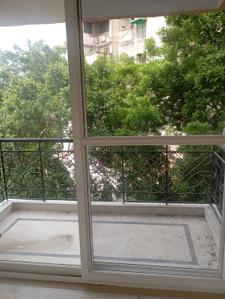 Balcony Image of 1600 Sq.ft 3 BHK Apartment / Flat for rent in Air India Apartment, Sector 3 Dwarka New Delhi for Rs. 50000