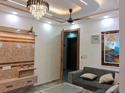 Living Room Image of 600 Sq.ft 2 BHK Builder Floor for rent in Dwarka Mor New Delhi for Rs. 25000