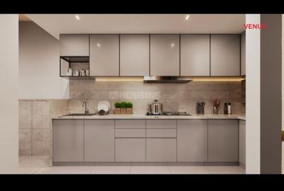Kitchen Image of 1800 Sq.ft 3 BHK Apartment / Flat for sale in The Planet By Venus, Shela Ahmedabad for Rs. 7500000