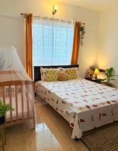 Bedroom Image of 800 Sq.ft 2 BHK Apartment / Flat for rent in VTP Leonara Building B, Mahalunge Pune for Rs. 35000