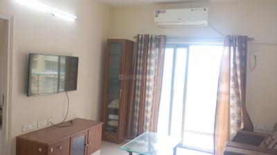 Living Room Image of 1350 Sq.ft 2.5 BHK Apartment / Flat for rent in Adani The Meadows, Shantigram Ahmedabad for Rs. 36000
