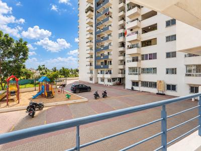 Balcony Image of 1621 Sq.ft 3 BHK Apartment / Flat for rent in Alpine Viva, K R Puram Bengaluru for Rs. 50000