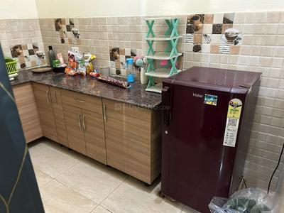 Kitchen Image of 500 Sq.ft 1 RK Apartment / Flat for rent in Gaurs 14th Avenue, Noida Extension Greater Noida for Rs. 19000