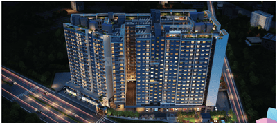 Image of 1352 Sq.ft 3 BHK Apartment / Flat for sale in Global Platinum City Light, Moshi, Pune for Rs. 7700000