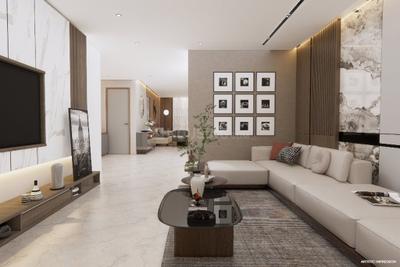 Living Room Image of 700 Sq.ft 1 RK Studio for sale in Nila Prana, Gujarat International Finance Tec City Gandhinagar for Rs. 9000000