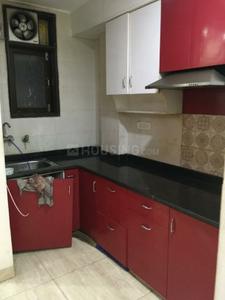 Kitchen Image of 500 Sq.ft 1 BHK Builder Floor for rent in Khirki Extension New Delhi for Rs. 16500