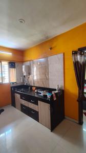 Kitchen Image of 606 Sq.ft 1 BHK Apartment / Flat for sale in GK Palacio, Moshi Pune for Rs. 4200000