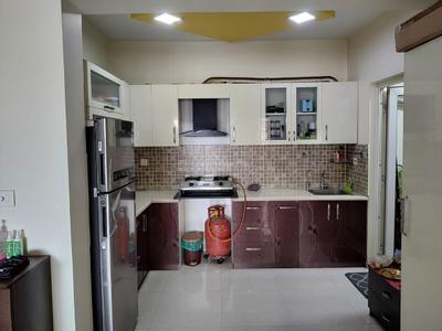 Kitchen Image of 864 Sq.ft 1 BHK Independent House for rent in HSR Layout Bengaluru for Rs. 38000