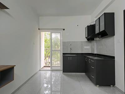 Living Room Image of 654 Sq.ft 1 BHK Apartment / Flat for rent in Whitefield Bengaluru for Rs. 23500