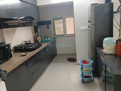 Kitchen Image of 1080 Sq.ft 2 BHK Apartment / Flat for rent in Adani The Meadows, Shantigram Ahmedabad for Rs. 30000