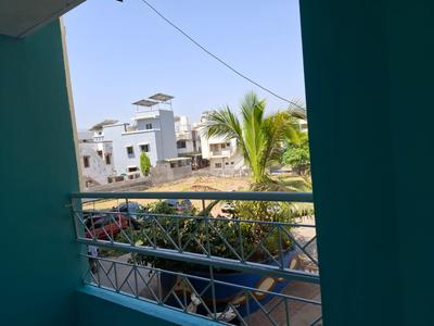 Balcony Image of 1200 Sq.ft 3 BHK Apartment / Flat for rent in Akota Vadodara for Rs. 25000