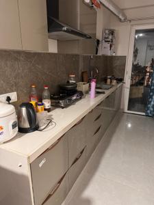 Kitchen Image of 610 Sq.ft 1 BHK Apartment / Flat for rent in Jagatpura Jaipur for Rs. 17500