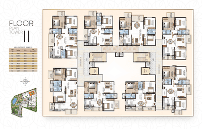 Image of 1440 Sq.ft 3 BHK Apartment / Flat for sale in PSR Vanasree, Kodathi, Bengaluru for Rs. 13248000