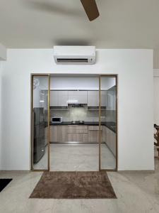 Kitchen Image of 1750 Sq.ft 3.5 BHK Builder Floor for rent in Smartworld Orchard, Sector 61 Gurgaon for Rs. 55000
