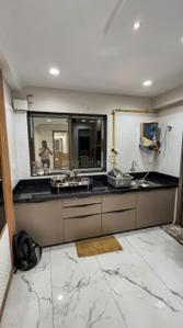 Kitchen Image of 1252 Sq.ft 2 BHK Apartment / Flat for rent in Swagat Clifton, New Althan Surat for Rs. 30000