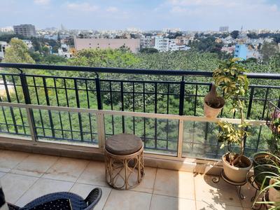 Balcony Image of 1 room with bathroom in 2 bhk flat in Kalyan Nagar, Bangalore