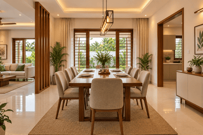 Floor Plan Image of 2000 Sq.ft 3 BHK Independent House for sale in Naikkanal Thrissur for Rs. 11800000