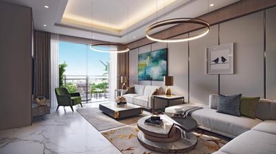 Hall Image of 2270 Sq.ft 3 BHK Apartment / Flat for sale in Ameya Sapphire Residences, Patel Nagar Gurgaon for Rs. 39000000