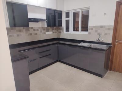 Kitchen Image of 2048 Sq.ft 3 BHK Apartment / Flat for rent in Prestige Tranquil, Kokapet Hyderabad for Rs. 71000