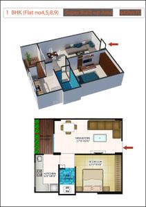 Image of 1365 Sq.ft 3 BHK Apartment / Flat for sale in AMG Orion Pride, Bhawrasla, Indore for Rs. 6300000