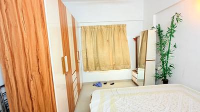 Bedroom Image of 650 Sq.ft 1 BHK Apartment / Flat for rent in Amanora Park Town Pune for Rs. 29000