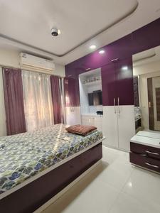 Bedroom Image of 850 Sq.ft 2 BHK Apartment / Flat for rent in Vedant Shree Gopinath Sublime, Kalwa Thane for Rs. 45000