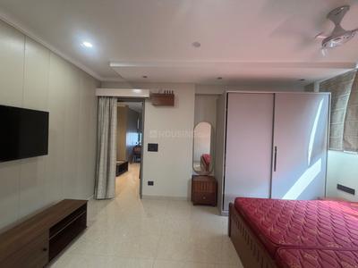 Bedroom Image of 600 Sq.ft 1 BHK Builder Floor for rent in Sector 42 Gurgaon for Rs. 50000