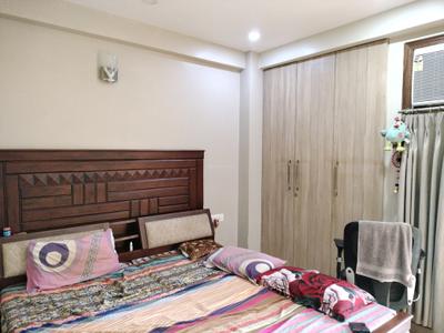 Bedroom Image of 1400 Sq.ft 3 BHK Builder Floor for rent in Sector 17 Dwarka New Delhi for Rs. 55000
